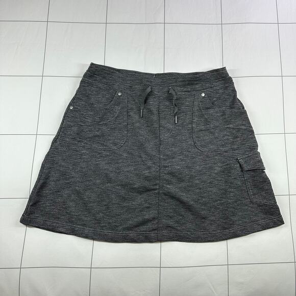 Kuhl Skort Womens Small Charcoal Gray Mova Stretch Mini Hiking Athletic Active - Picture 1 of 10